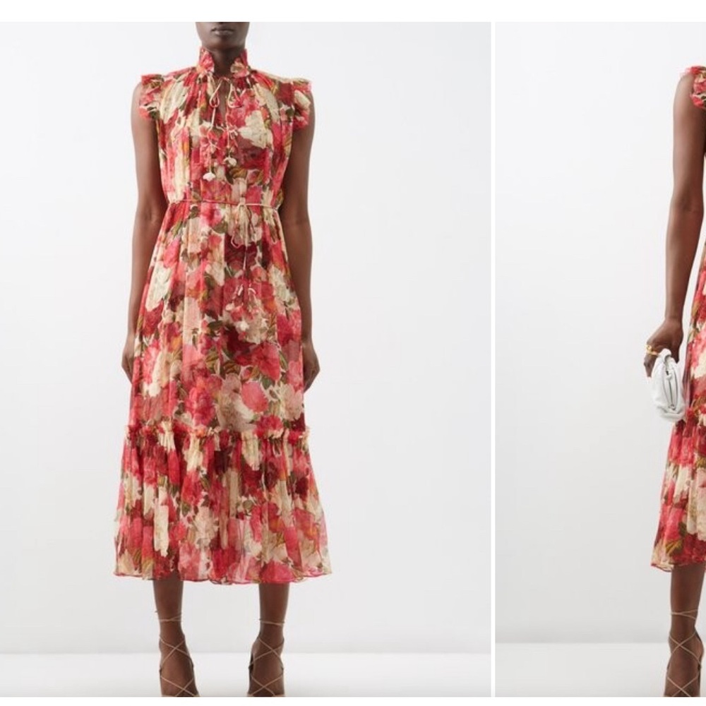 Zimmermann Rose Silk dress